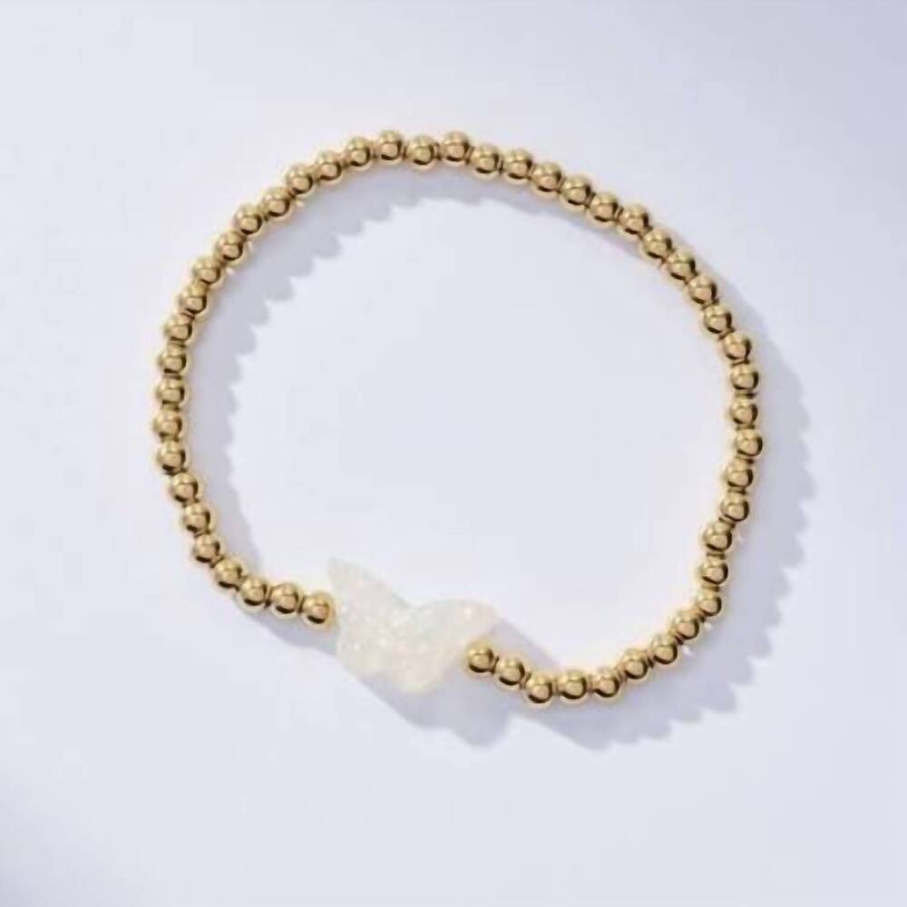 NEW HOLY WATER BRACELET butterfly bracelet in gold/white